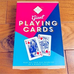 The Games Club GIANT PLAYING CARDS Play All Your Old Faves On A Bigger Scale